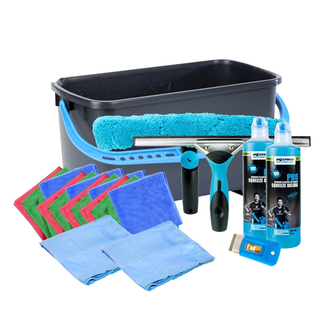 Moerman Kit per la Pulizia dei Vetri