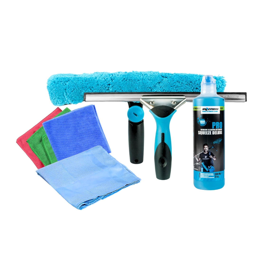 Moerman Kit per la Pulizia dei Vetri